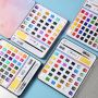 Factory direct sale 36-color solid watercolor paint set 48-color children's gouache