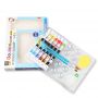 12 Colors 12ml Aluminum Tubes Gouache Acrylic Watercolor and Oil Painting Set With Free Gifts