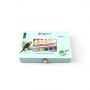 12 Colors Professional Watercolor Paint Set with Free Nylon Hair and Water Color Brush Pen