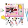 12 Colors 12ml Aluminum Tubes Gouache Acrylic Watercolor and Oil Painting Set With Free Gifts