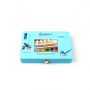 48 Colors Tin Box Professional Watercolor Paint Set with Free Nylon Hair and Water Color Brush Pen