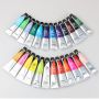 Factory wholesale professional acrylic paint set for art painting 24 colors 20ml aluminum tube