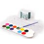 Wholesale High Quality Washable 12 Colors Dry Water Color Cake For Aquarelle