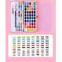 Professional 90 Colors Solid Watercolor Paints Set gift packing