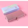 Glitter Metallic Solid Watercolor Paint Set 50 Tin Box with Water Brush and Nylon Hair Brush for Beginners
