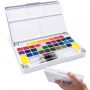 Premium Quality 12/18/24/36colors Solid Watercolor Paint set Water Color For art drawing Kids Painting