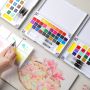 Premium Quality 12/18/24/36colors Solid Watercolor Paint set Water Color For art drawing Kids Painting