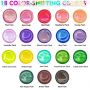18colors acrylic paints sale 59ml in bottle for Painting Canvas, Wood, Clay, Fabric, Nail Art