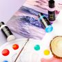 18colors acrylic paints sale 59ml in bottle for Painting Canvas, Wood, Clay, Fabric, Nail Art