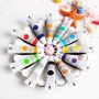 Private Label Artist Non-toxic 12pcs Acrylic Paint Set For Kids Painting