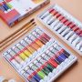 12/18/24 Color Professional 12ml Artist Oil Paint Set for Artist Oil Painting Drawing Art Color Paint Supplies