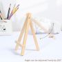 5 inch wood easel Artists create tiny easel tabletop mini easel set for children's study