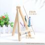 5 inch wood easel Artists create tiny easel tabletop mini easel set for children's study