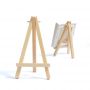 custom size mini Triangle wood tabletop display easel for drawing sketch