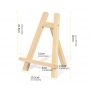 28cm tabletop mini art wood easel for canvas board painting drawing tools or phone holder