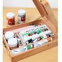 Portable Adjustable 8K 4K drawing board Solid Wood oil painting tabletop Easel box