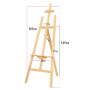 175cm pine wood easel for painting and display