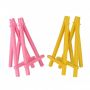 High Quality Mini desktop easel plastic children easel pine small easel miniature mobile phone display stand For Wholesale