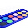 Watercolour Paint Set, 12 Pretty Colors Watercolor Cake Set with Classic Paint Brush, Idea for Kids and Adult