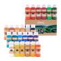 Acrylic Paint Set of 24 Colors, 59ml / 2oz Primary Art Craft Paint for Decorate