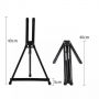 Tabletop Metal Portable Aluminium Tripod Easel
