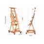 2022 Hot sell High quality professional artist easel wooden folding easel for professional painting