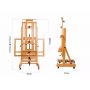 2020 High quality beech bracket/wooden painters' easels/wooden drawing stand for wholesale