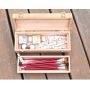 2020 Creative pine Wood Easel with Paint Box Oil Painting Rack Paint Tool Case