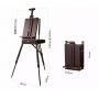 2020 High Quality Convenient Drawing Wooden French Easel Box