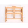 2021 Beech wood adjustable Folding portable Laptop Table easel by rear support