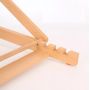 2021 Beech wood adjustable Folding portable Laptop Table easel by rear support