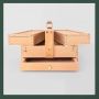 2021 Art supplier 7 Elements Beechwood Multi-Function Artist Tool Box for painting