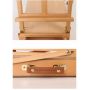 2021 High Quality Adjustable wooden Desktop Artist Folding Easel box with drawer