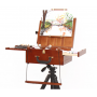 2021 Amazon Top selling Lightweight and Portable French Box Easel for painting and Storage