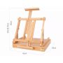 2021 Amazon Adjustable Solid Beech Wood Tabletop Easel & Sketchbox Artist Easel with Storage drawer