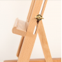 2021 Art supplier Beech wood H Style Height adjustable Portable Desktop sketching easel for drawing