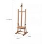 2021 Professional Art supply Solid beech wood Artist Medium-Duty Studio H-Frame floor Easel for painting