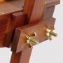 2021 2021 Art supply High quality Nut brown A-frame wooden easel for painting