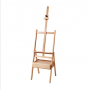 2021 New Adjustable Solid Beech Wood storge box Easel Stand for Artists
