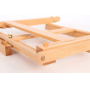 2021 Artists Adjustable Tabletop Beechwood Painting and Display Easel with an adjustable track