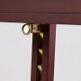 2021 Amazon Walnut Heavy Duty H-Frame Adjustable Tilting Artist Easel with Artist Storage Tray