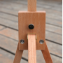 2021 Best selling Art supplier Ajustable Folding Beechwood Tripod Display Stand for painting and displaying