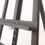 2022 New Art supply Black Professional pine wood A-frame Lyre studio easel with rear leg support