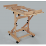 2021 New Art supplies Top selling beech Deluxe Movable H-Frame Studio Easel for master's painting