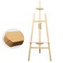 Professional wood hoop art wood tripod easel for artist