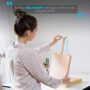 Online Hot Selling Artist Portable Tabletop Art Easel Set with Paint Brushes Acrylic Paint Palette Set