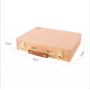 2022 Multi-Functional Wooden Artist Easel Drawing Painting Portable Storage Box with handle
