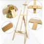Professional wood hoop art wood tripod easel for artist