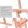 Medium Wooden H-Frame Studio Easel With Artist Storage Tray