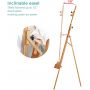 Art Professional Solid Beech Large Floor Studio Painters Easel For Adults